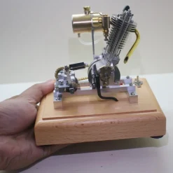 H09 Mini Hoglet Single-Cylinder Four-Stroke Gasoline Engine Model for Motorcycles with Pedal Start