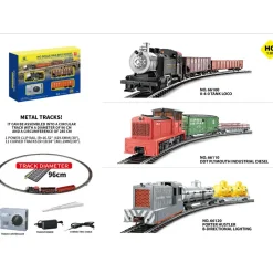 1/87 HO Scale British 0-4-0 Alloy Powered Steam Railway Model