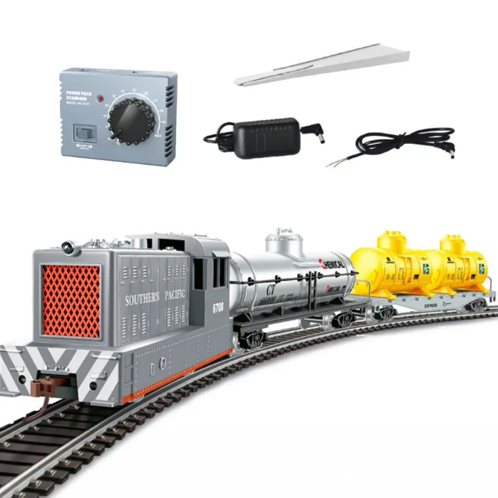1/87 HO Scale British 0-4-0 Alloy Powered Steam Railway Model