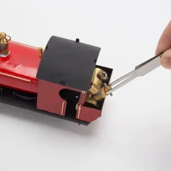 1/50 HO Scale Live Steam Locomotive Model with Oscillating Steam Engine