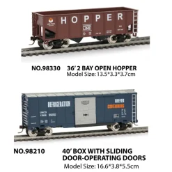 1/87 HO Scale Locomotive Model Train SetUnique Gift for Kids, Teens and Adults