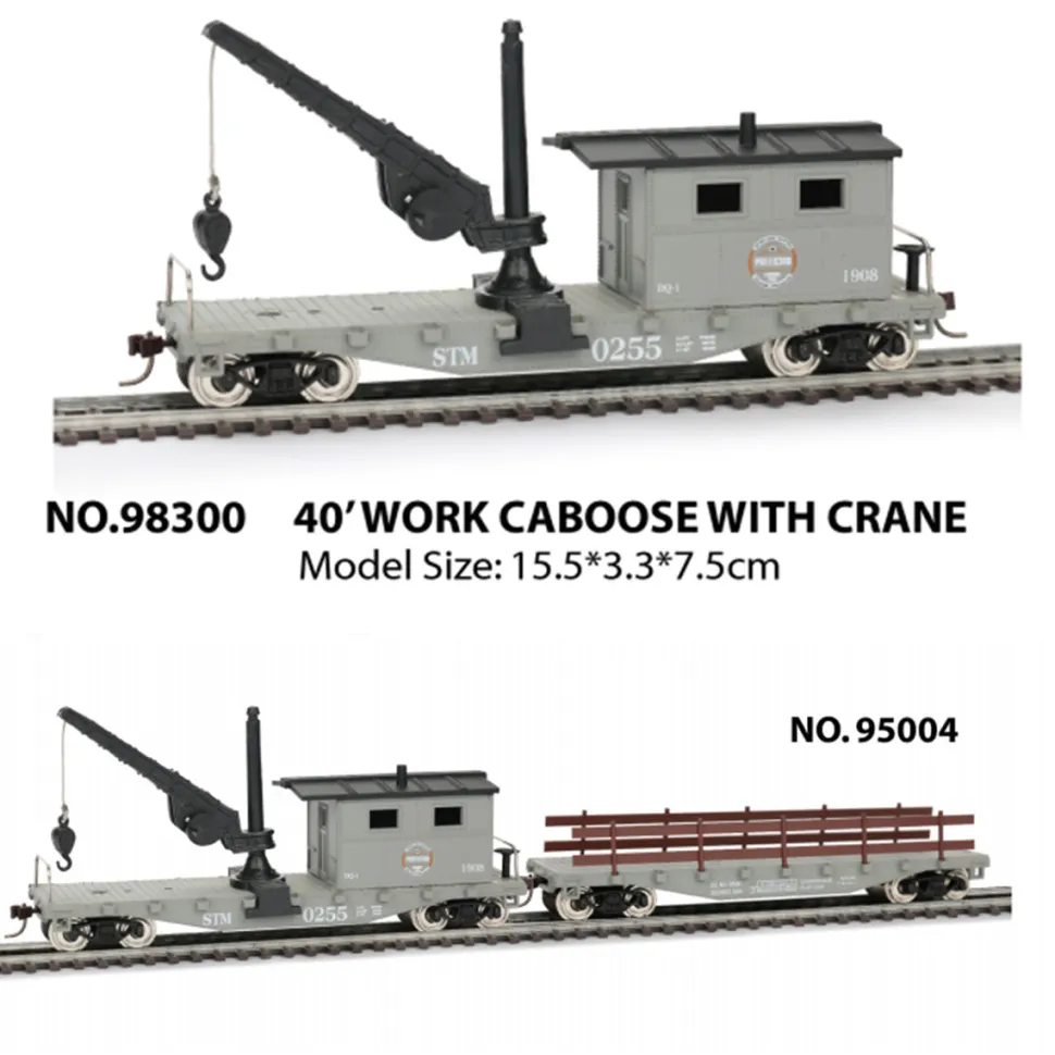 1/87 HO Scale Locomotive Model Train SetUnique Gift for Kids, Teens and Adults