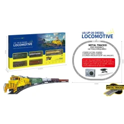 1/87 HO Scale Locomotive Model Train SetUnique Gift for Kids, Teens and Adults