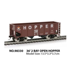 1/87 HO Scale Locomotive Model Train SetUnique Gift for Kids, Teens and Adults