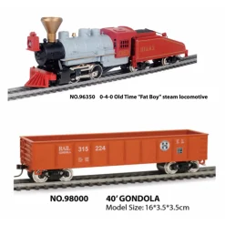 1/87 HO Scale Locomotive Model Train SetUnique Gift for Kids, Teens and Adults