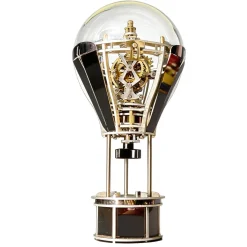 Hot Air Balloon Tourbillon Mechanical Art Sculpture-Kinetic Desk Decor Model, Stress Relief Toy & Creative Gift