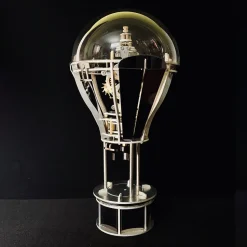 Hot Air Balloon Tourbillon Mechanical Art Sculpture-Kinetic Desk Decor Model, Stress Relief Toy & Creative Gift