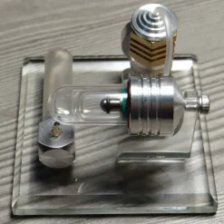 Hot Air Single Cylinder Stirling Engine Model-Enginediy