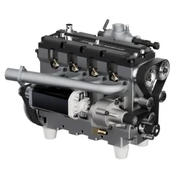 HOWIN L4 Engine 17.2cc SOHC Inline 4 Cylinder 4 Stroke Water-cooled Electric Nitro IC Engine Model