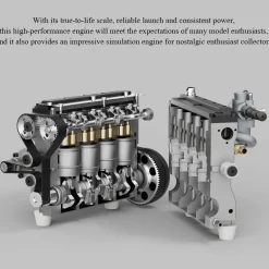 HOWIN L4 Engine 17.2cc SOHC Inline 4 Cylinder 4 Stroke Water-cooled Electric Nitro IC Engine Model