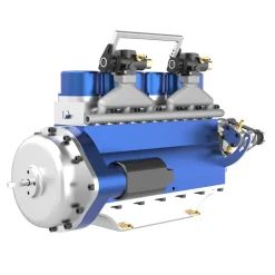 HOWIN L6-210 Engine 1/8 Scale 21cc Mini Inline 6 Cylinder 4 Stroke Water-cooled L6 Gasoline Engine Model Kit