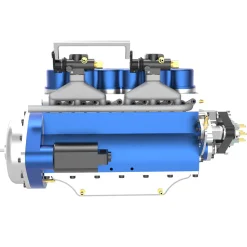 HOWIN L6-210 Engine 1/8 Scale 21cc Mini Inline 6 Cylinder 4 Stroke Water-cooled L6 Gasoline Engine Model Kit