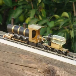 1:87 H0 Scale Live Steam Locomotive Model Train Engine with Steam Engine Boiler Fuel Tank