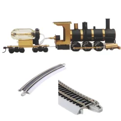 1:87 H0 Scale Live Steam Locomotive Model Train Engine with Steam Engine Boiler Fuel Tank