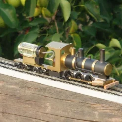 1:87 H0 Scale Live Steam Locomotive Model Train Engine with Steam Engine Boiler Fuel Tank