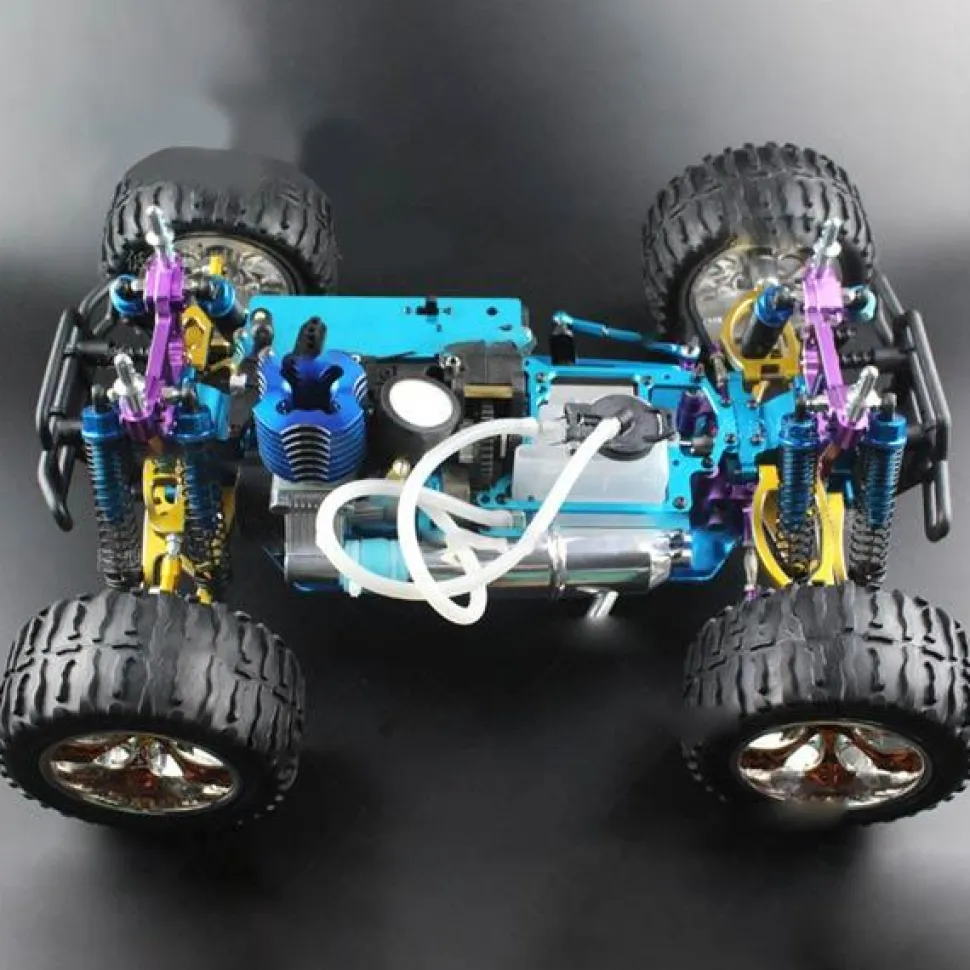 HSP Monster Truck 94188 Chassis Frame with Engine and Remote Control - Building Kit Version