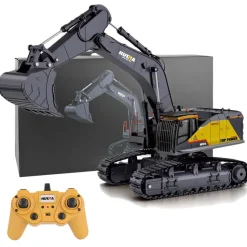 HUINA 1:14 22CH 2.4G RC Excavator Engineering Vehicle Model Alloy Construction Truck Unique Gift Collection