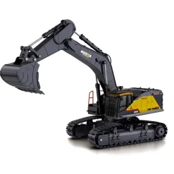HUINA 1:14 22CH 2.4G RC Excavator Engineering Vehicle Model Alloy Construction Truck Unique Gift Collection