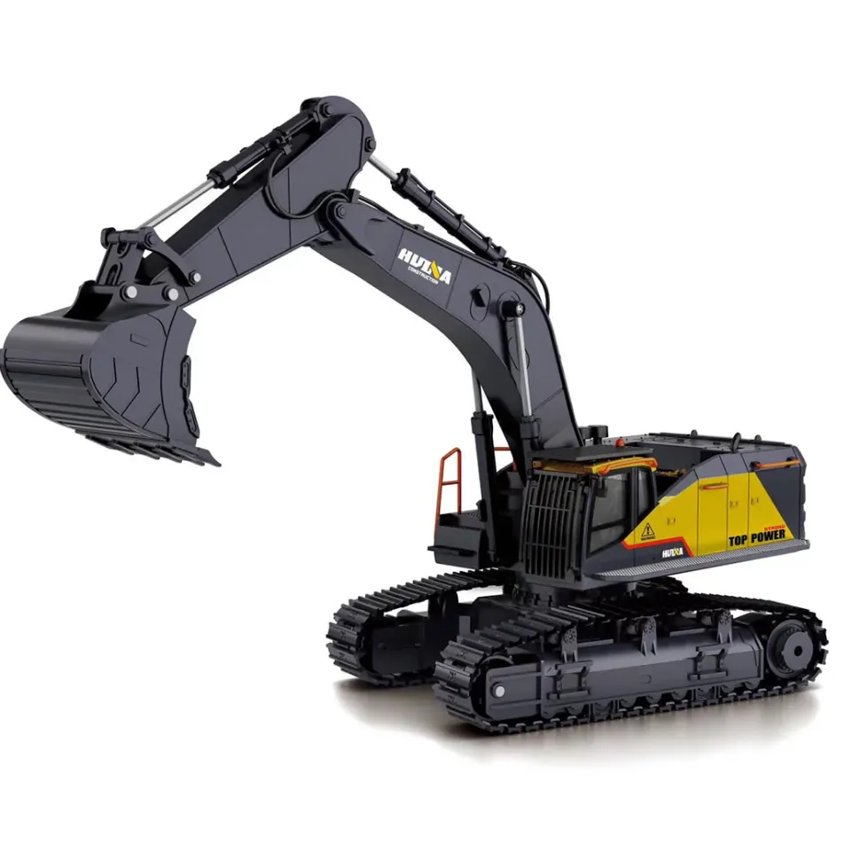 HUINA 1:14 22CH 2.4G RC Excavator Engineering Vehicle Model Alloy Construction Truck Unique Gift Collection