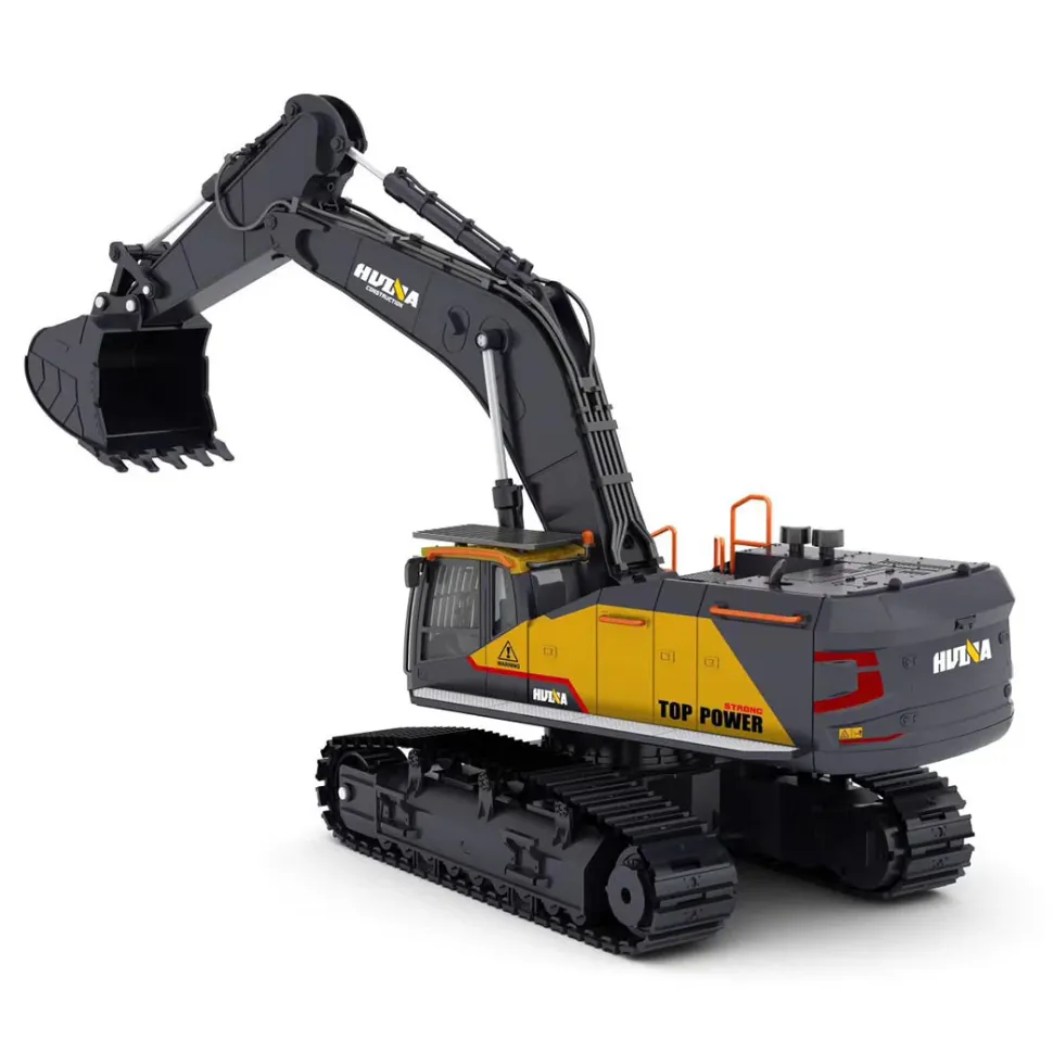 HUINA 1:14 22CH 2.4G RC Excavator Engineering Vehicle Model Alloy Construction Truck Unique Gift Collection