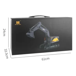 HUINA 1:14 22CH 2.4G RC Excavator Engineering Vehicle Model Alloy Construction Truck Unique Gift Collection