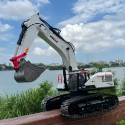 HUINA 1:14 22CH 2.4G RC Excavator Model 4-in-1 Alloy Remote Controll Crusher Construction Vehicles Toy