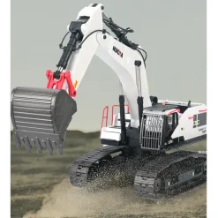 HUINA 1:14 22CH 2.4G RC Excavator Model 4-in-1 Alloy Remote Controll Crusher Construction Vehicles Toy
