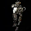 Humanoid-1 3D Metal Future Mech War Machine Model with Articulated Joints & Lights