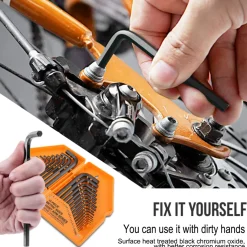 30 In 1 Metric Imperial Hex Key Wrench Set DIY Tools Kit