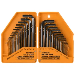 30 In 1 Metric Imperial Hex Key Wrench Set DIY Tools Kit
