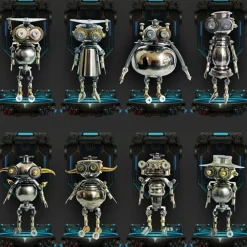 Interstellar Cultural Exchange 3D DIY Metal Assembly Model Combo Set 1200+PCS