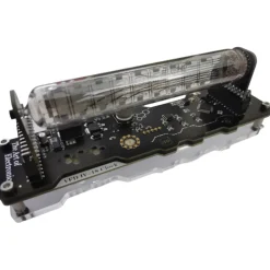 IV18 Vacuum Fluorescent Tube Clock - Cyberpunk NIXIE Tube Decor, RGB Glowing Display for PC Gaming Setup