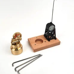 KACIO FD-6 Mini Three-legged Vertical Swing Steam Engine Model with Boiler & Steam Power Generating Units