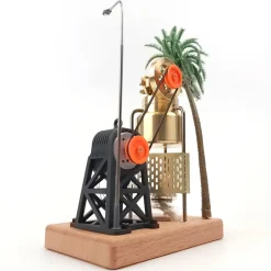 KACIO FD-6 Mini Three-legged Vertical Swing Steam Engine Model with Boiler & Steam Power Generating Units