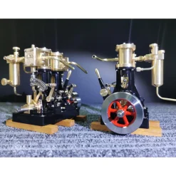 KACIO LS1-14 Single Cylinder Reciprocating Steam Engine Model for Model Ship Model Boat Above 60cm