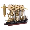 KACIO LS3-13S Steam Engine 3-cylinder Reciprocating Engine with Oil Cup Reverse Rotation Steam Model Boat