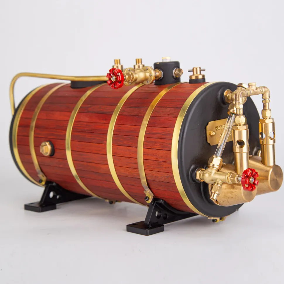 KACIO WS100XL 1000mL Horizontal Steam Boiler for Model Ship Steam Engine