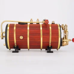 KACIO WS100XL 1000mL Horizontal Steam Boiler for Model Ship Steam Engine