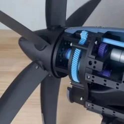 Large Turboprop Engine Model -3D Printing Aircraft (Finished Model)