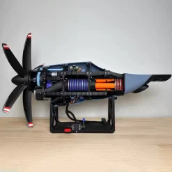 Large Turboprop Engine Model -3D Printing Aircraft (Finished Model)