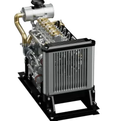 L4 Diesel Engine Model Kit that Works - Build Your Own Diesel Engine - TECHING 1: 10 Full Metal Mini L4 4 Cylinder Engine OHV Inline 4 Cylinder Engine Model Kit 300+PCS