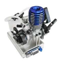 Level 15 12V 2 Stroke Methanol Nitro Engine Generator Model with Cooling Fan (5V 1.5A USB Charging)