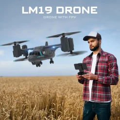 LMRC V-22 2.4G 6CH Land/Air Dual-Mode Scale RC Helicopter Model with Optical Flow Positioning