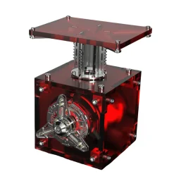 Luminous Acrylic Mechanical Display Base DIY Metal Stand
