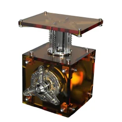 Luminous Acrylic Mechanical Display Base DIY Metal Stand
