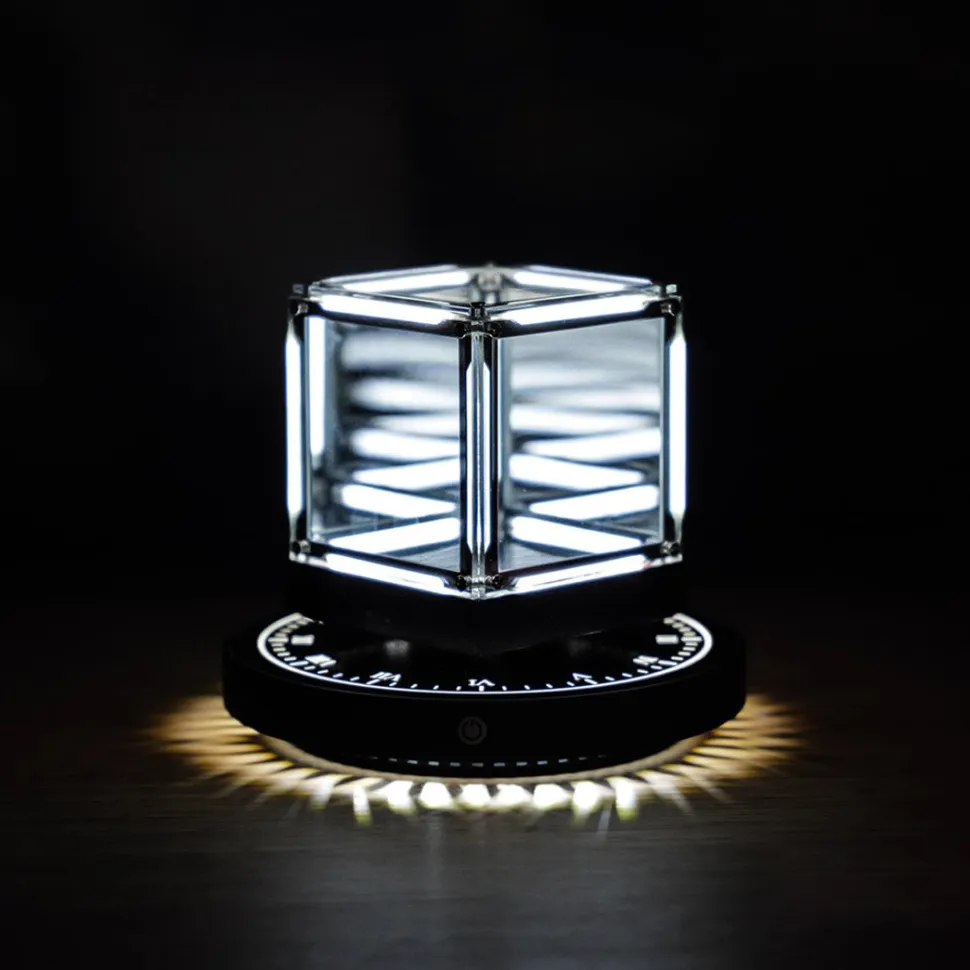Magnetic Levitation Cube Desk Decor