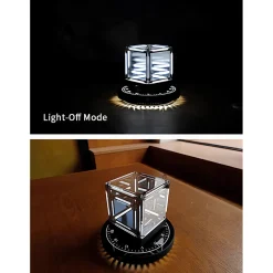 Magnetic Levitation Cube Desk Decor