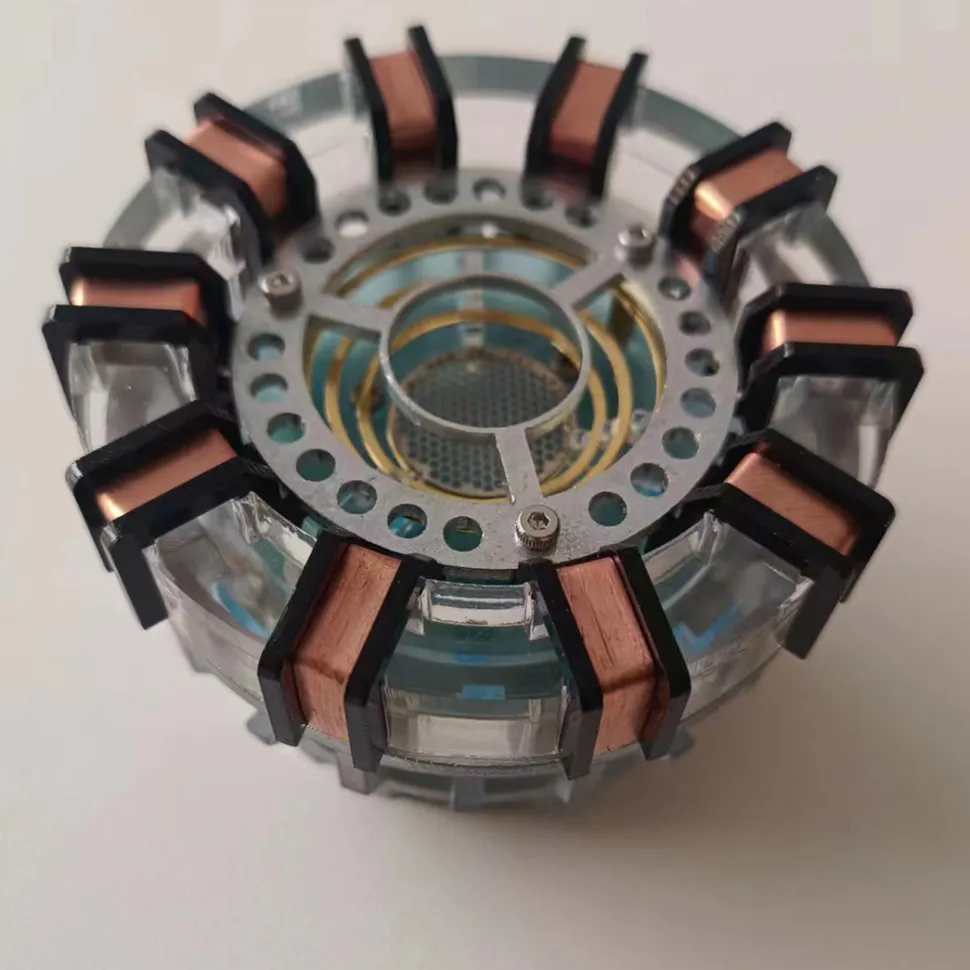 Magnetic Levitation Reactor with Light and Wooden Base Creative Sci-Tech Model