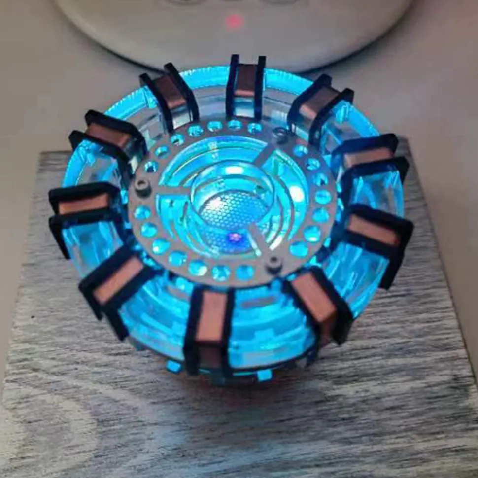 Magnetic Levitation Reactor with Light and Wooden Base Creative Sci-Tech Model