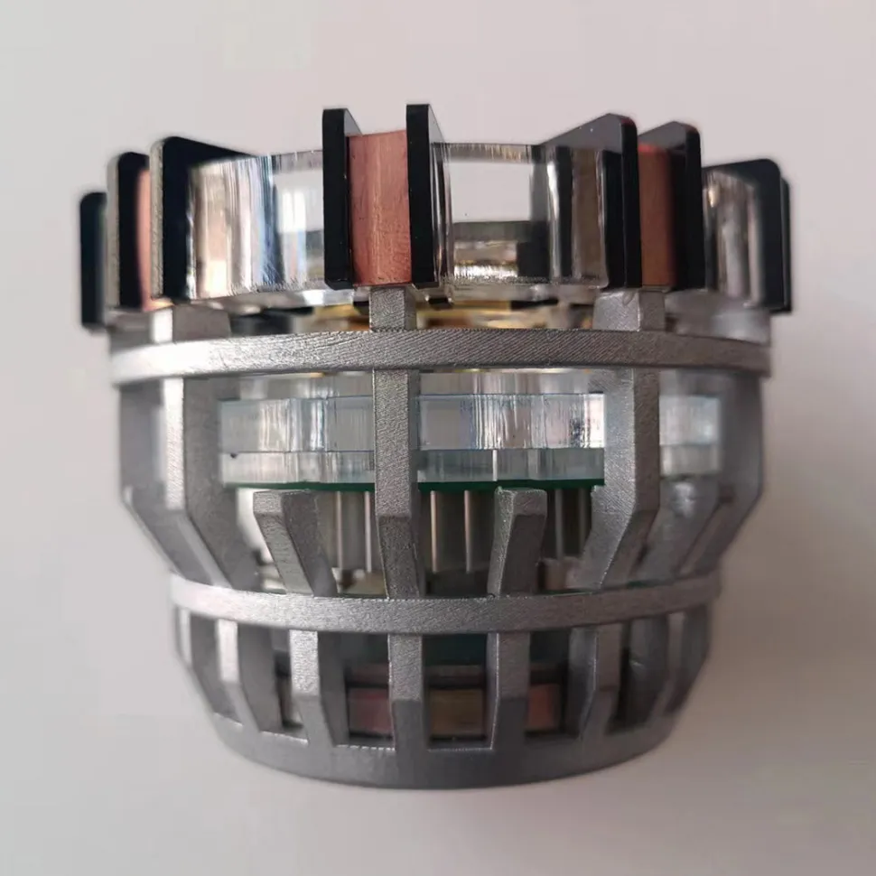 Magnetic Levitation Reactor with Light and Wooden Base Creative Sci-Tech Model